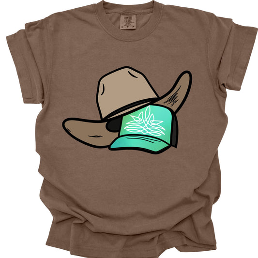 Cowgirl Hat & Snapback Graphic Tee