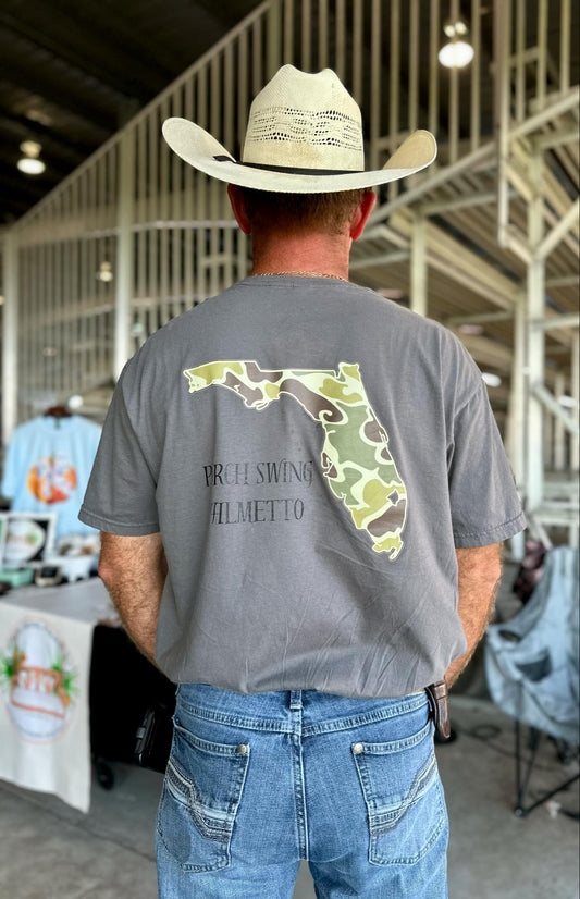 Youth Camo Florida Logo Tee