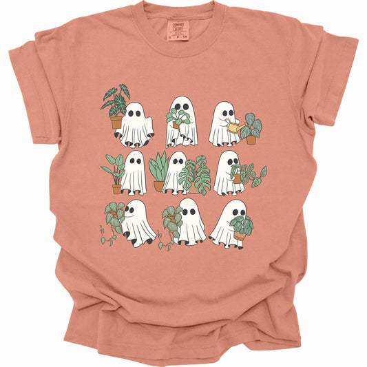 Ghost With Plants Graphic Tee