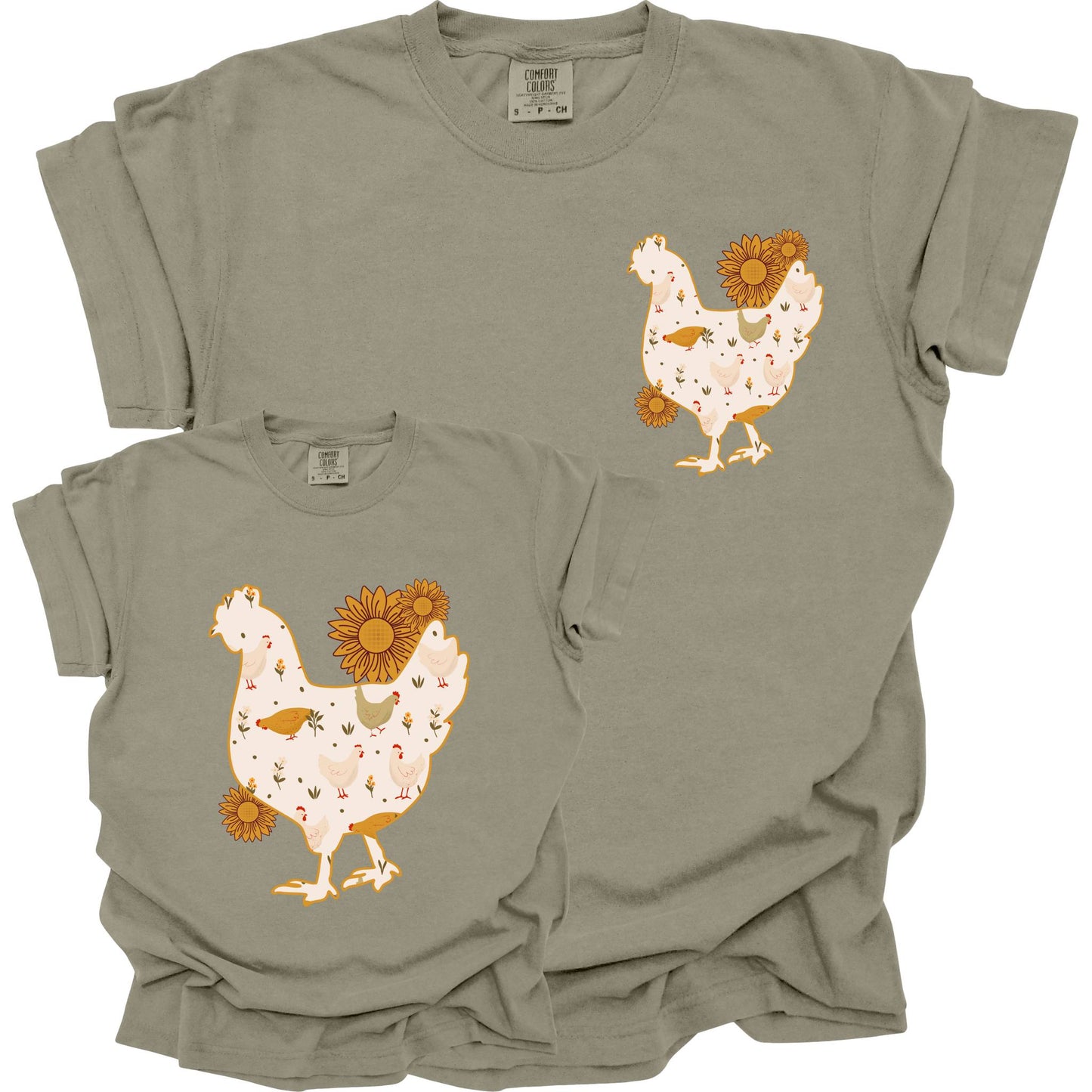 Sunflower Chicken Graphic Tee