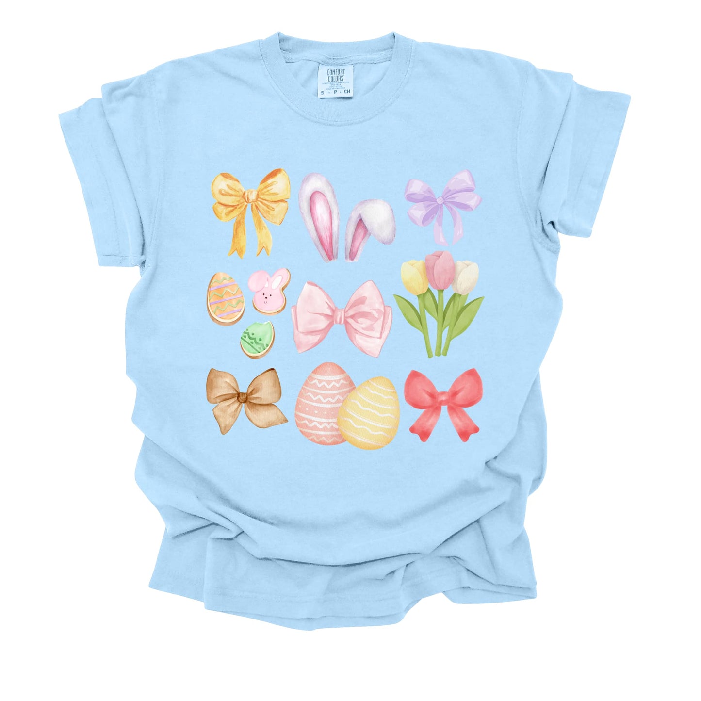 Youth Easter Bows & Bunny Tee