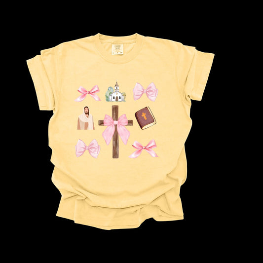 Faith & Bows Easter Graphic Tee